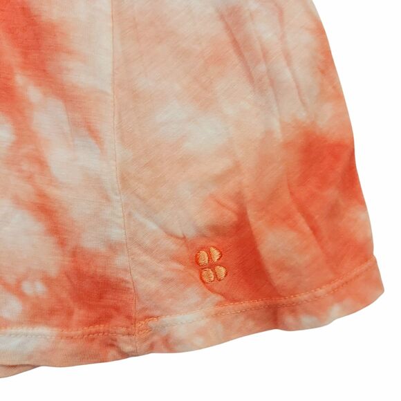 Sweaty Betty Easy Peazy Tank Top Womens Small Orange Tie Dye Athletic Yoga - Picture 3 of 11